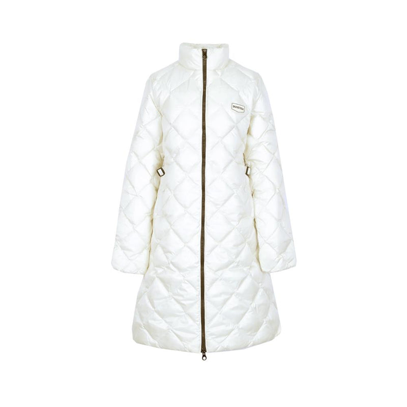 Duvetica Beige Quilted Long Down Puffer Jacket VDDJ00225K0001 BGL