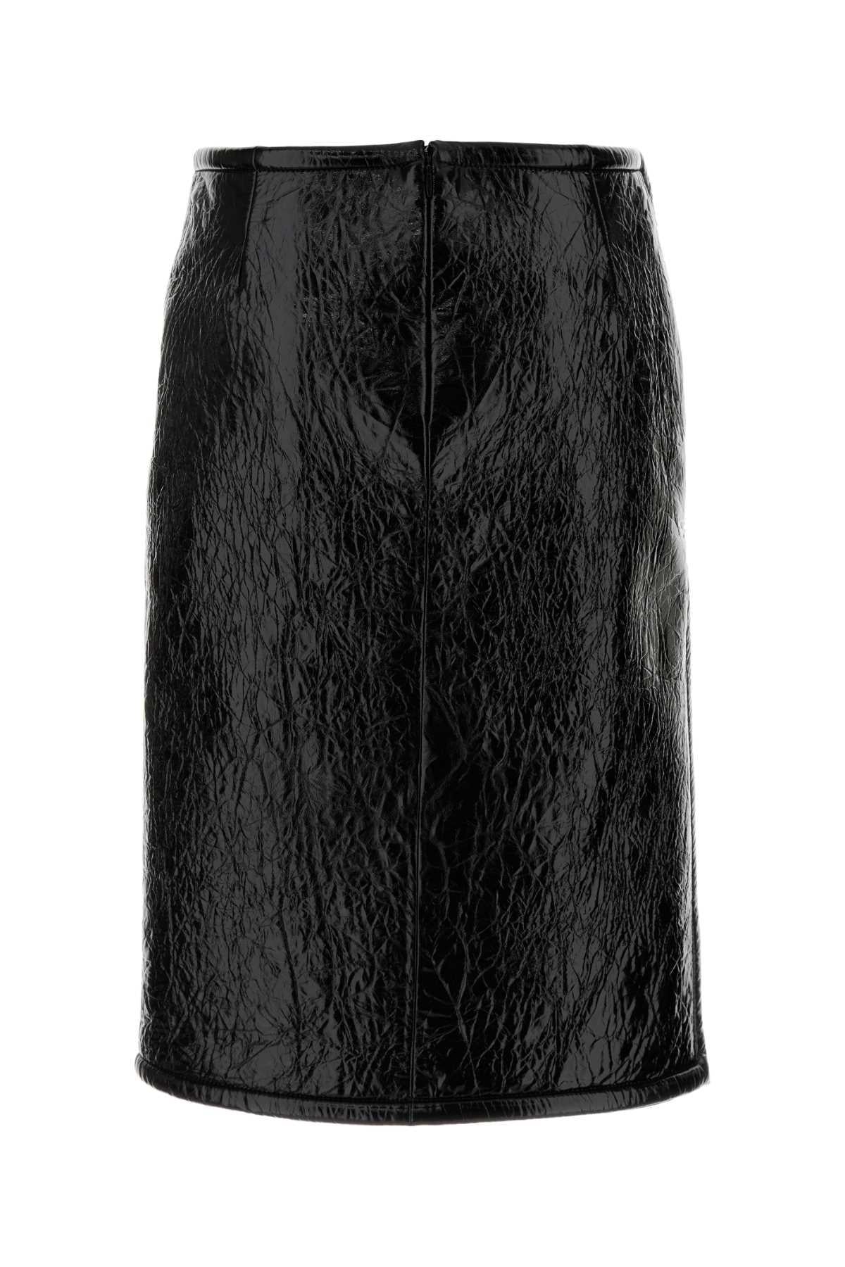 GUCCI Black Midi Skirt