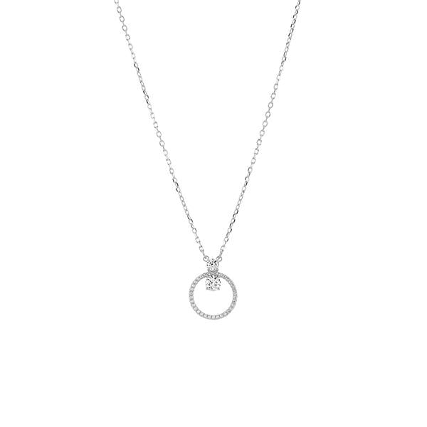 Swarovski Circle Pendant Necklace for Women 5692261 Constella