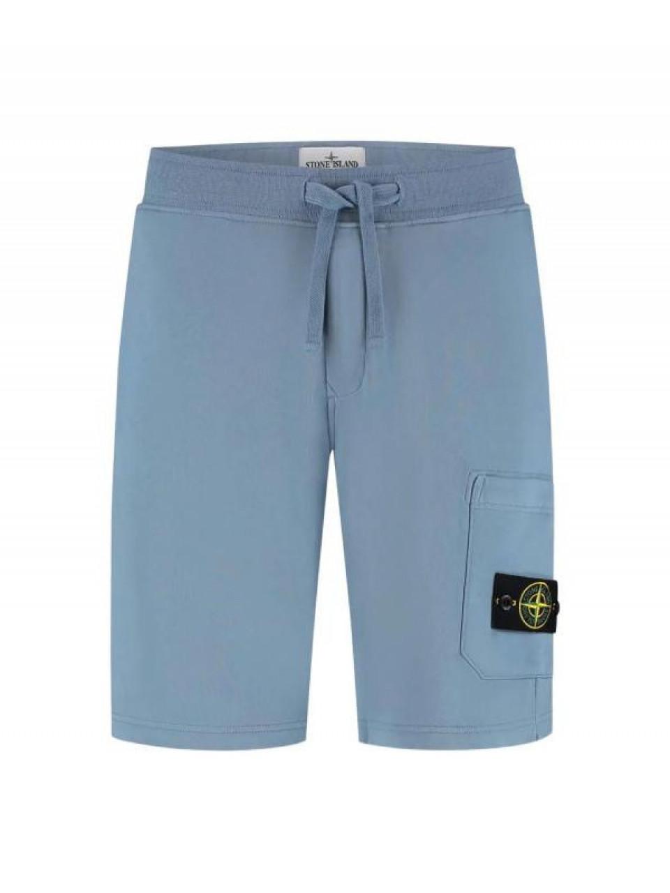 STONE ISLAND Cotton Fleece Cargo Pocket Shorts 6200011 S0051 V0024