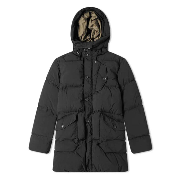 Ten C Extreme Hooded Down Puffer Jacket Black Men