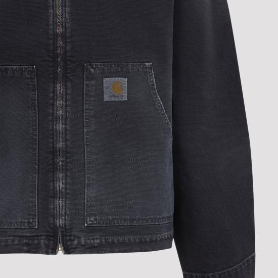 CARHARTT WIP Black Bomber Jacket for Men