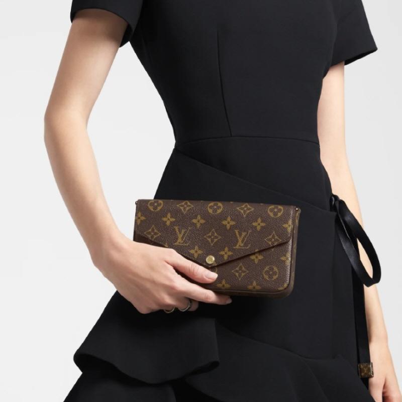 Louis Vuitton Monogram Pochette Felicie Tote Bag