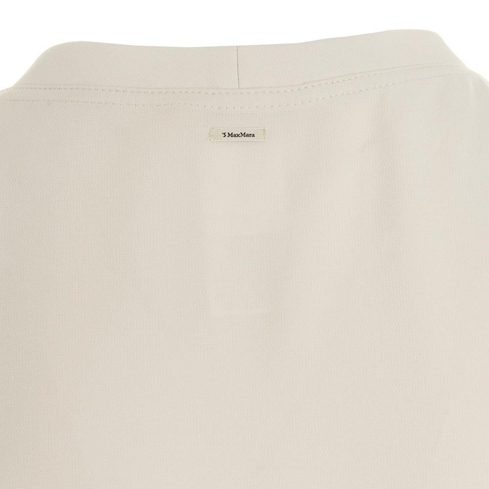 Max Mara Sand Beige Cady Tessile T-Shirt