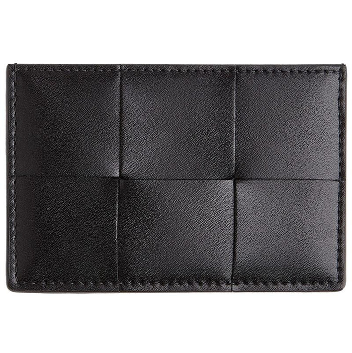 Bottega Veneta Woven Cassette Leather Card Holder