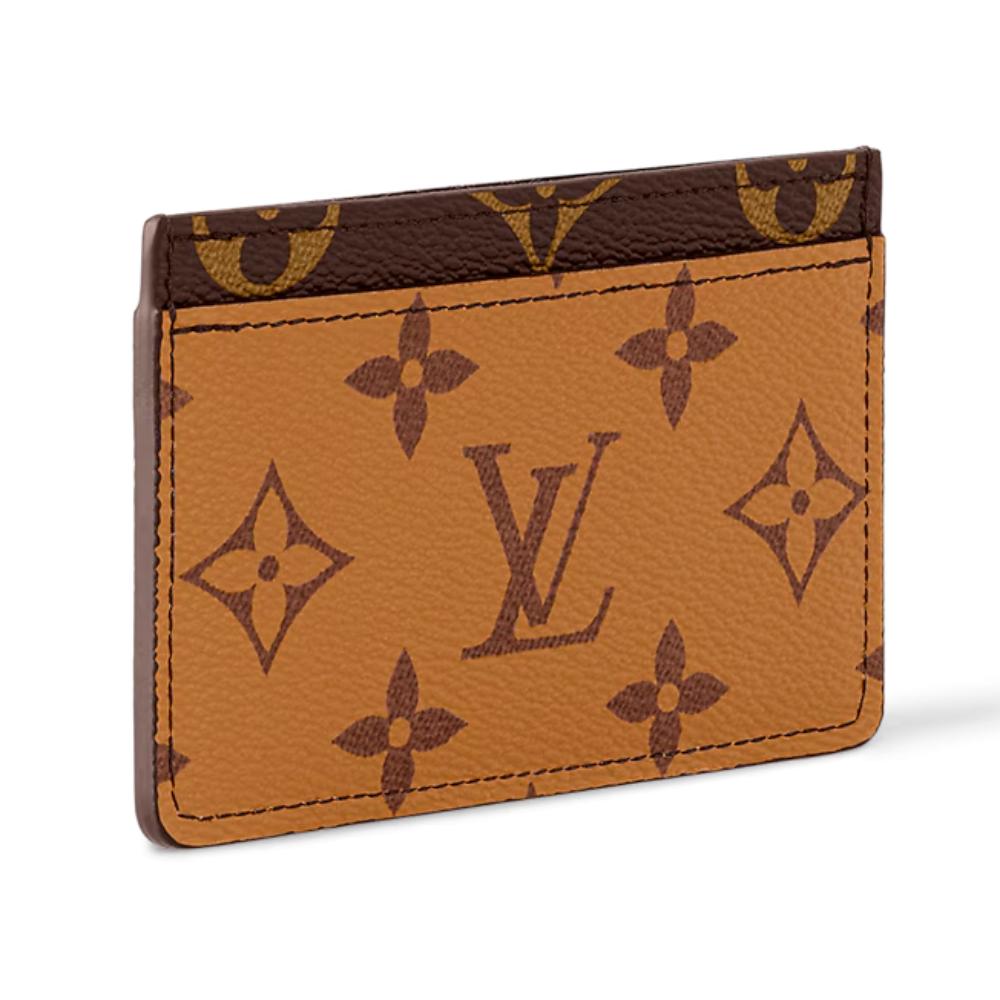 Louis Vuitton Monogram Reverse Card Slot Women Card Holder