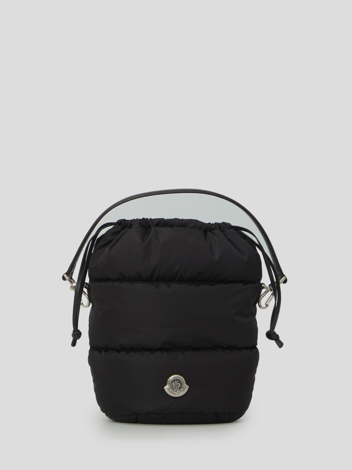 Moncler Black Leather Crossbody Bag