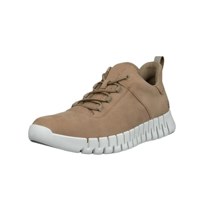 ecco Groove Nutmeg Brown Leather Low-Top Sneakers Men