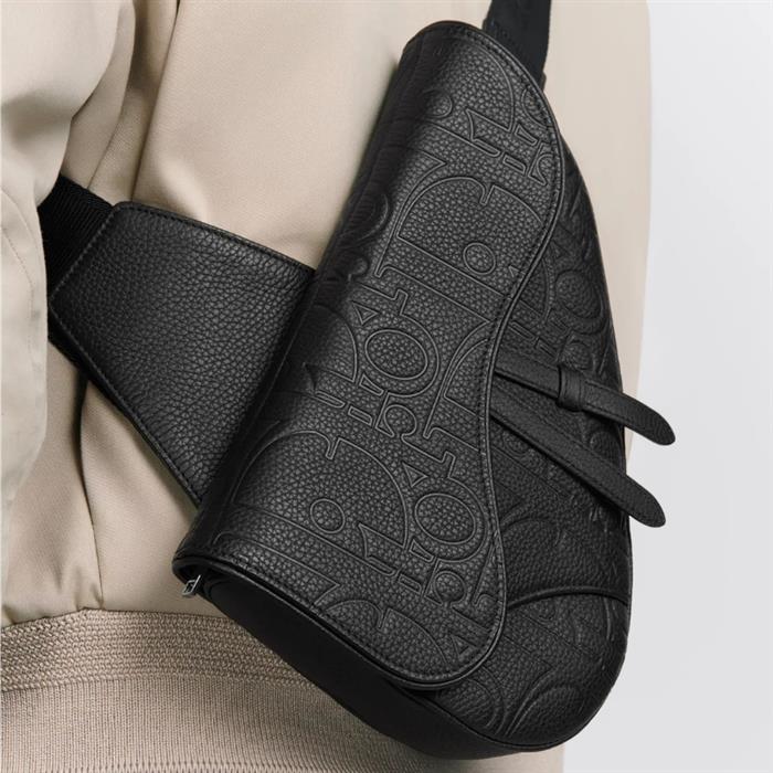 DIOR Saddle Leather Crossbody Bag