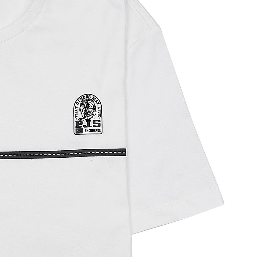 Parajumpers MASSAUA Short Sleeve T-Shirt Men Grey Cotton