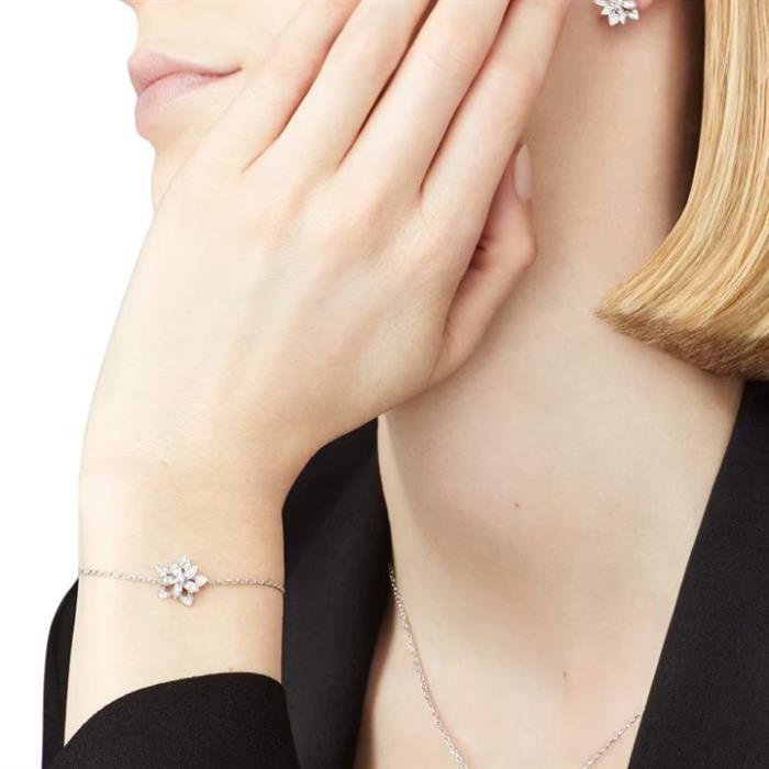 Van Cleef & Arpels Mini Cutout Lotus Bracelet VCARP1AB00