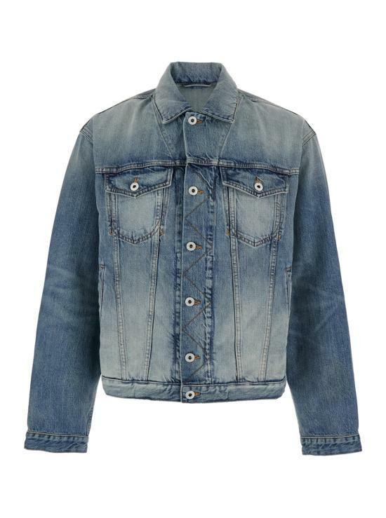 KENZO Pop Embroidered Trucker Jacket 5DV302 6I7 DS