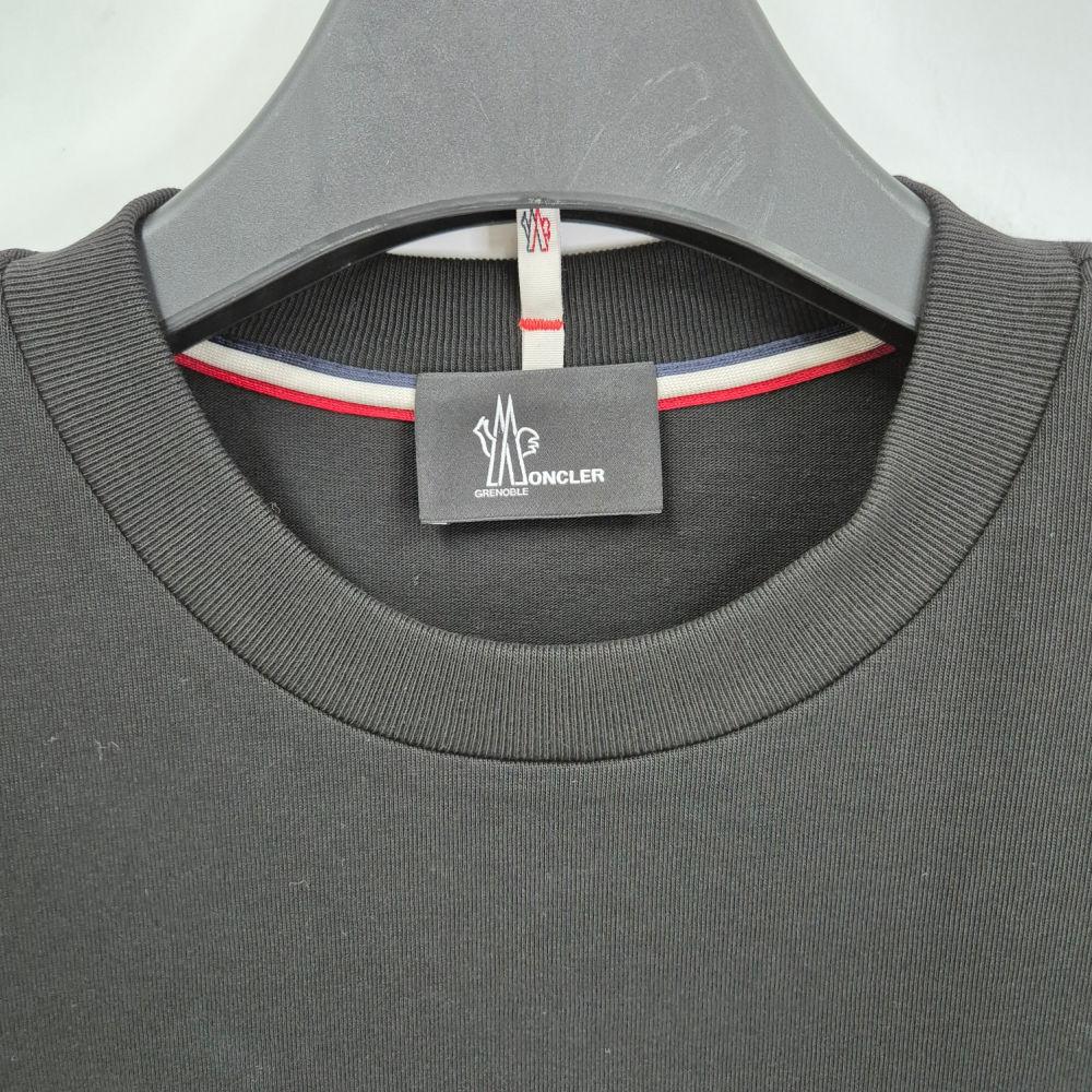 Moncler Grenoble Logo Men’s Short Sleeve T-Shirt Black