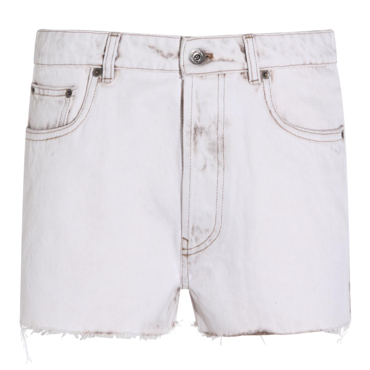 Miu Miu Black Cotton High-Waist Short Shorts
