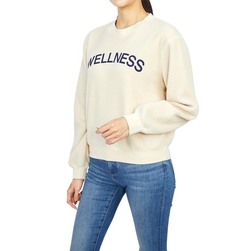 SPORTY&RICH Women’s Crewneck Sweatshirt Cream