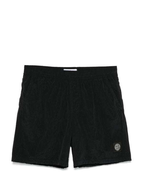 STONE ISLAND Nylon Metal ECONYL Bermuda Shorts Black Men
