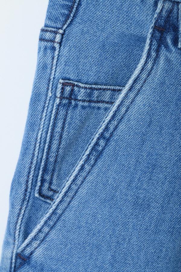 Dries Van Noten Light Blue Pleated Denim Jeans 242 020934 9378 514