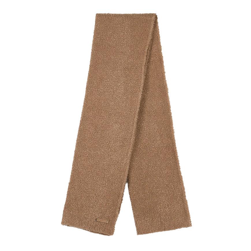 Max Mara Calabra Camel Wool Scarf 001