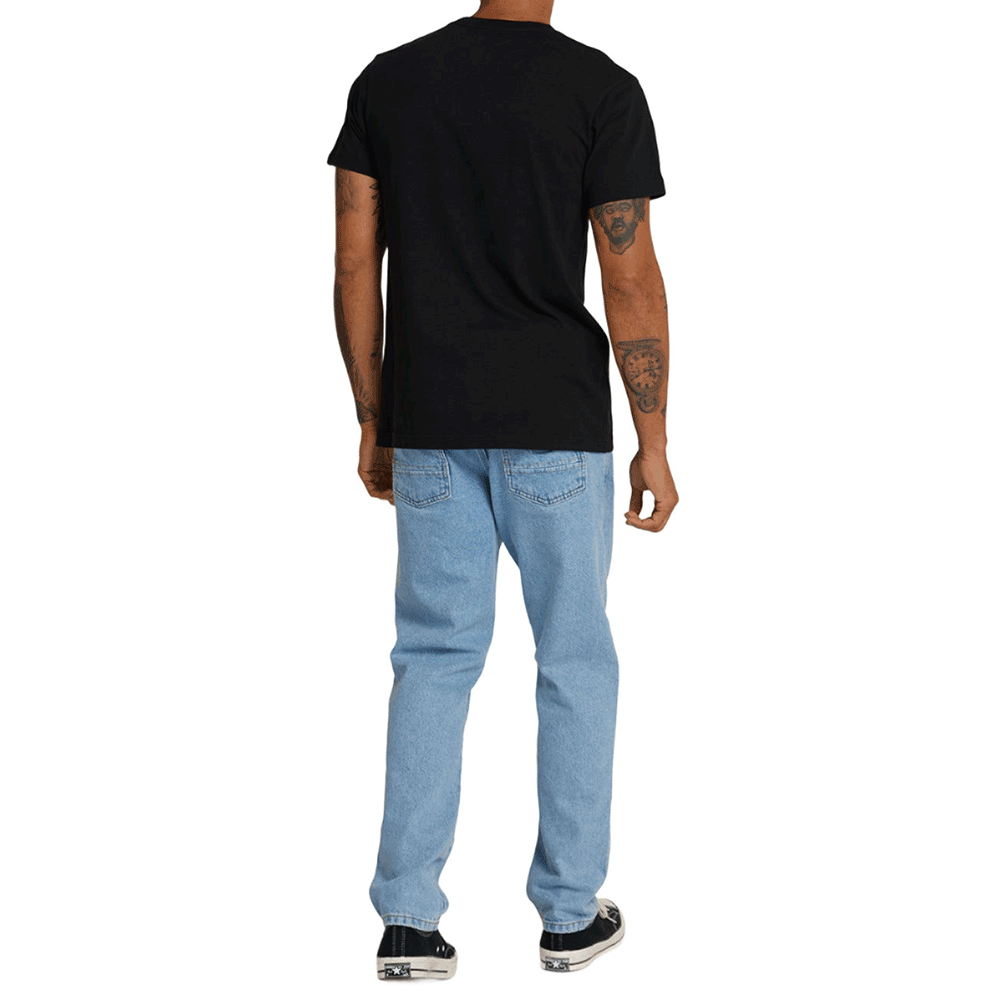 Deus Ex Machina Cavi Logo Graphic T-Shirt Black Men’s DMW91808D BLK