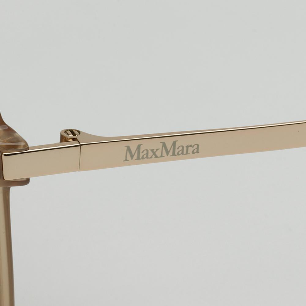 Max Mara Brown Oversized Acetate Asian Fit Sunglasses MM0059D 72E
