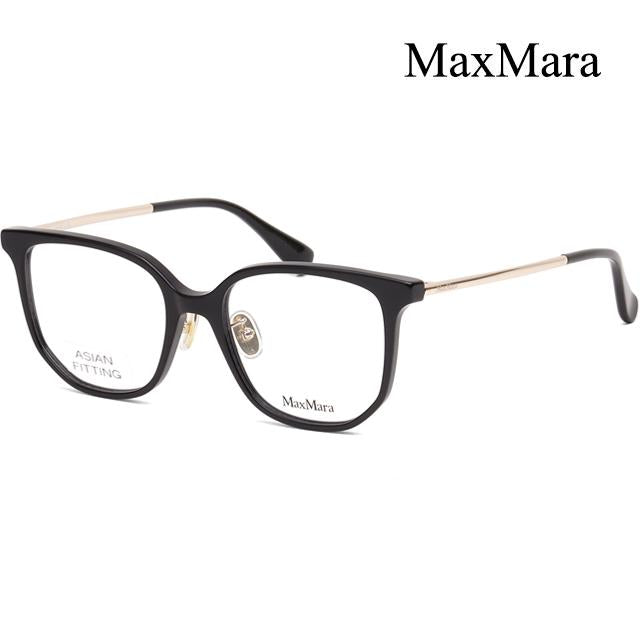 Max Mara Asian Fit Acetate Full-Rim Eyeglass Frames Unisex MM5040D 001