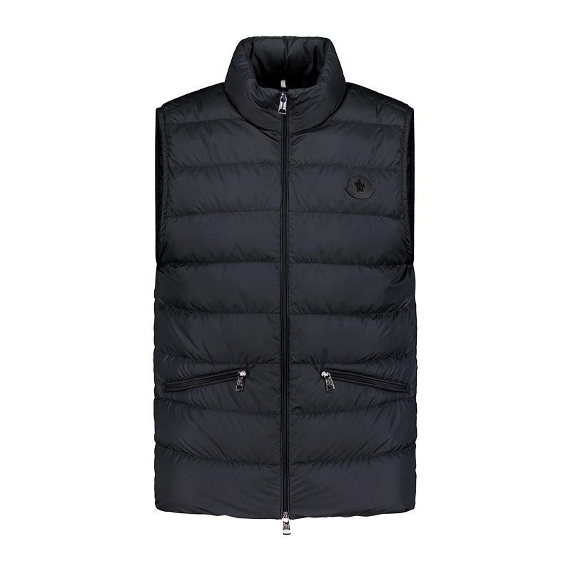 Moncler Black Men’s Down Vest 1A00128 549SK 999