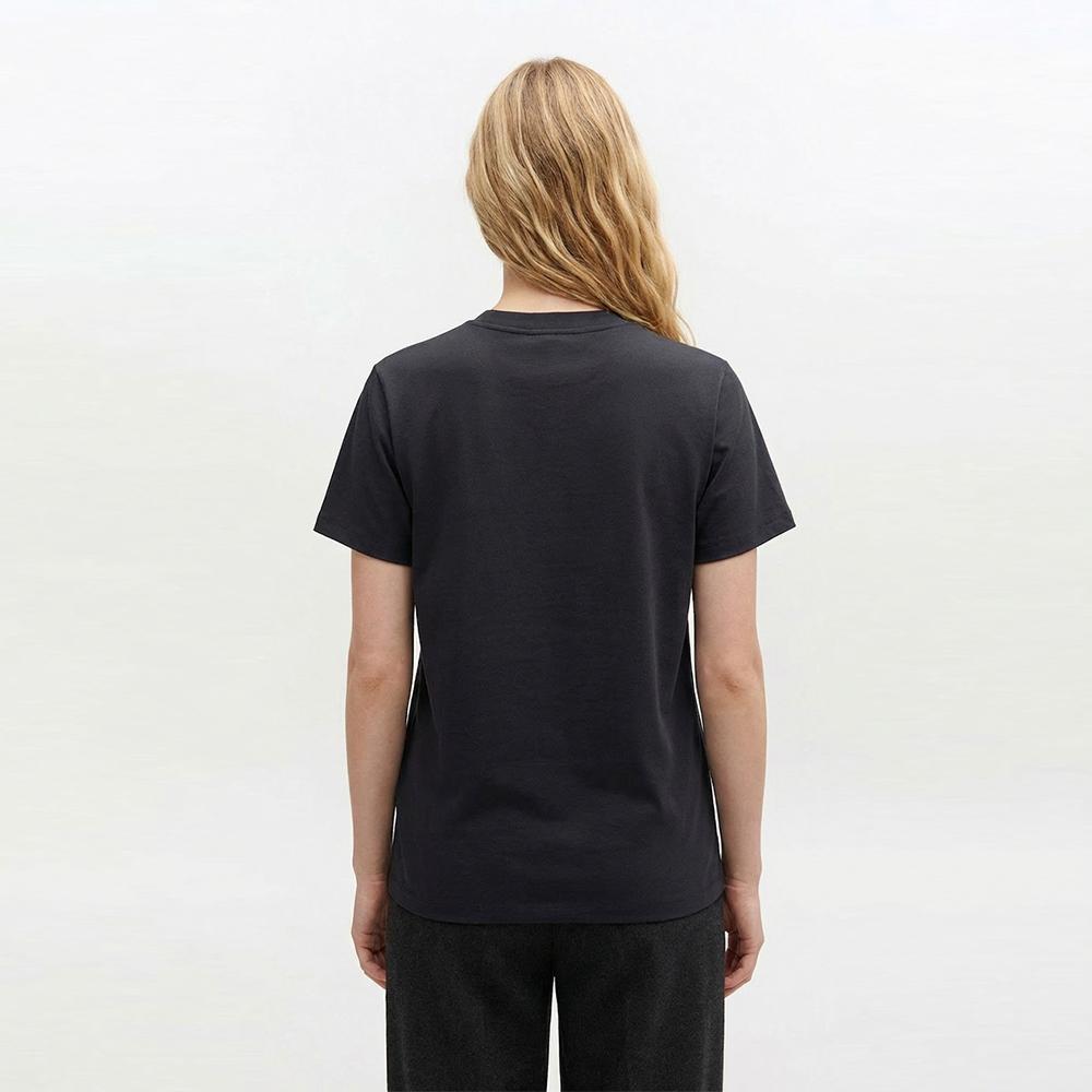 GANNI Graphic Cotton Short Sleeve T-Shirt Phantom
