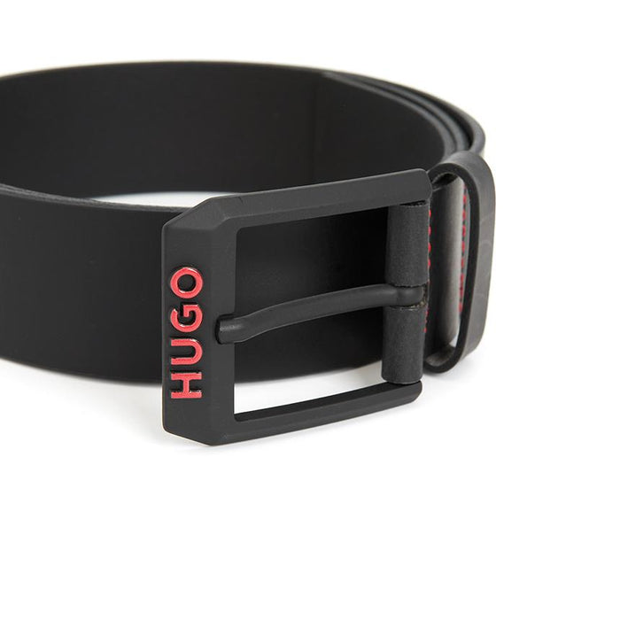 HUGO BOSS Men’s Leather Belt Black
