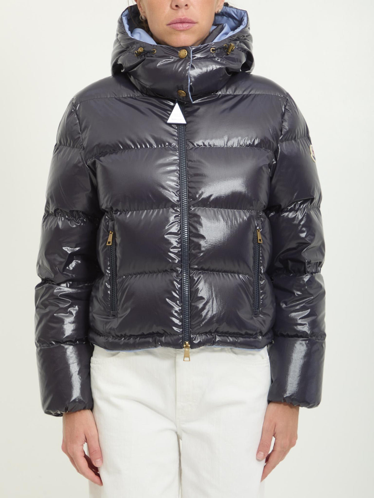 Moncler Navy Down Puffer Jacket Women’s