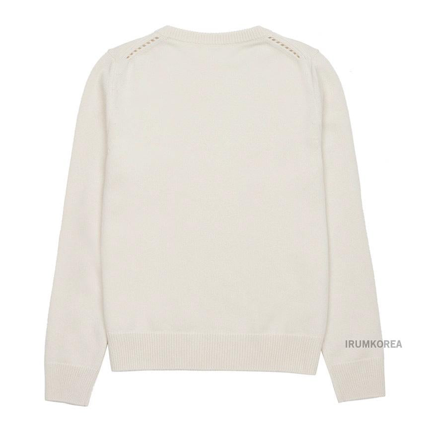 CELINE Women’s Cashmere Crewneck Sweater RY02N317V 01OW 1