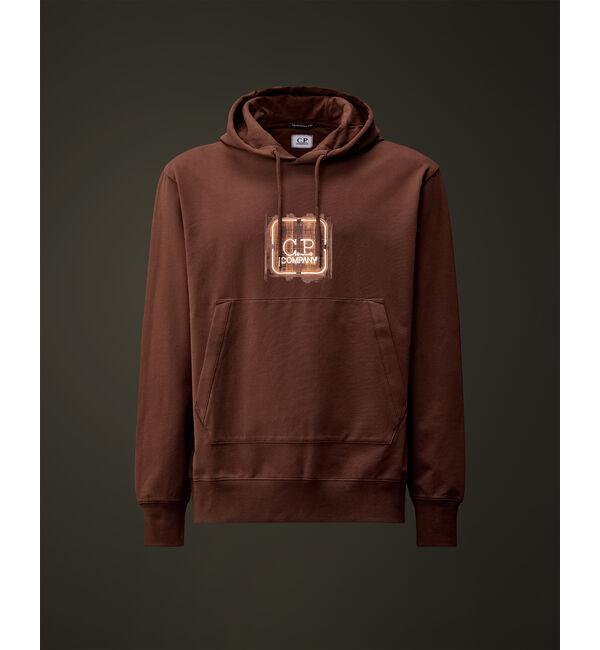 CP Company Stretch Fleece Hooded Sweatshirt 17CLSS036A 006452W 597