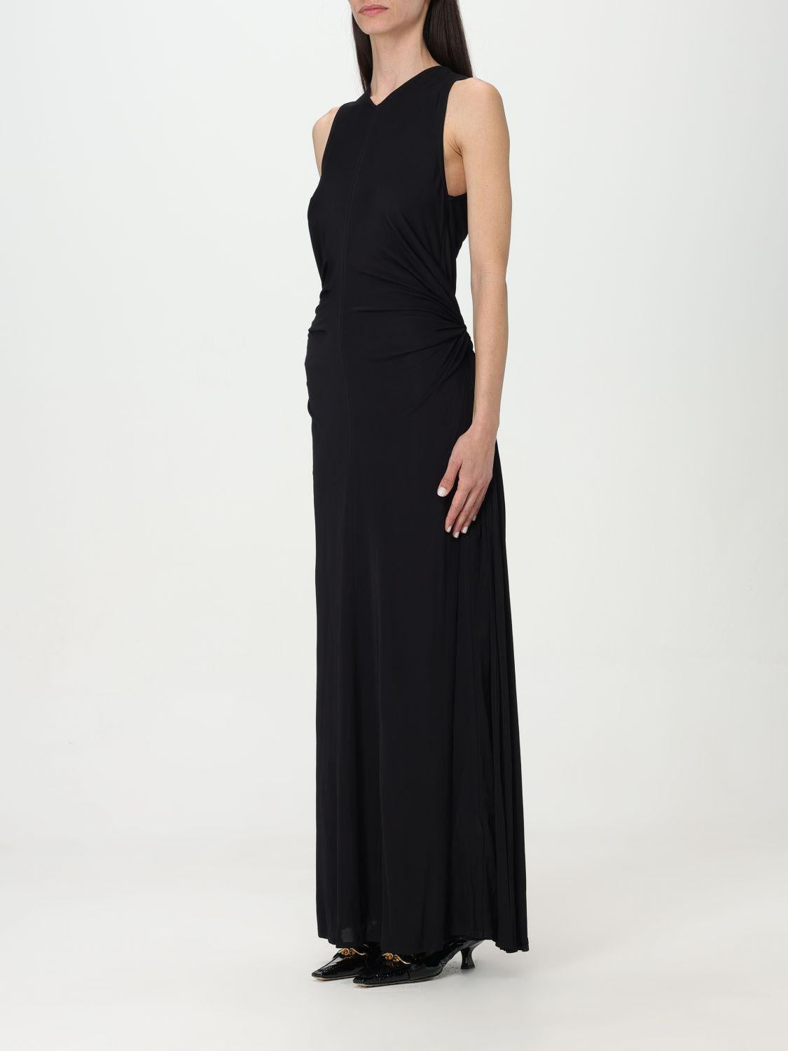 Bottega Veneta Black Sleeveless Midi Dress