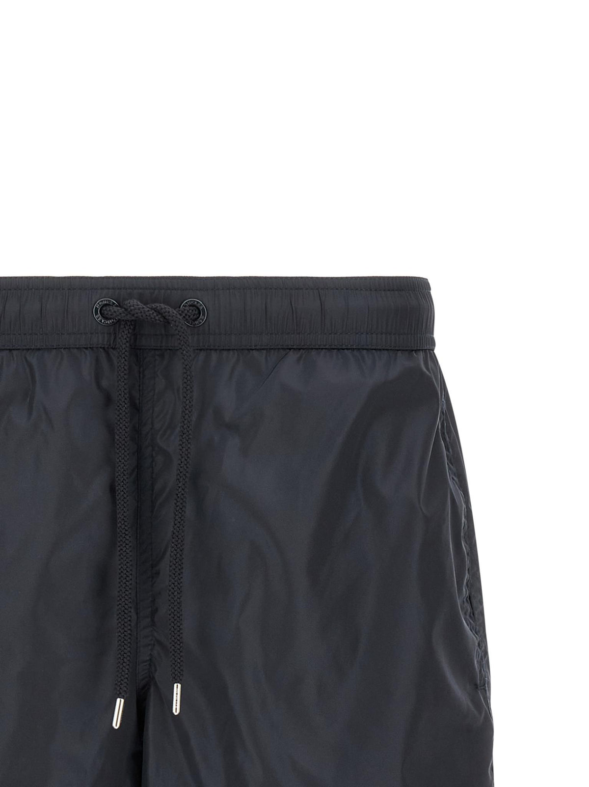 Moncler Navy Logo Swim Shorts for Men