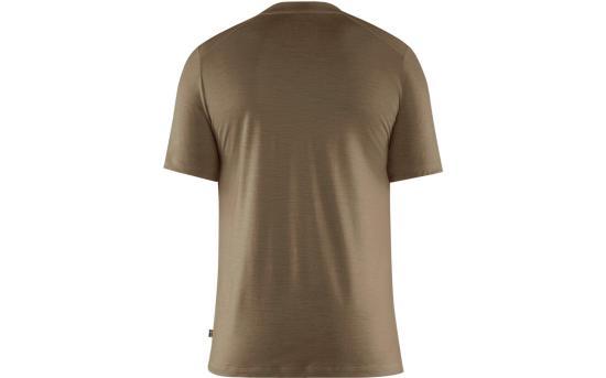 Fjallraven Light Olive Short Sleeve T-Shirt for Men