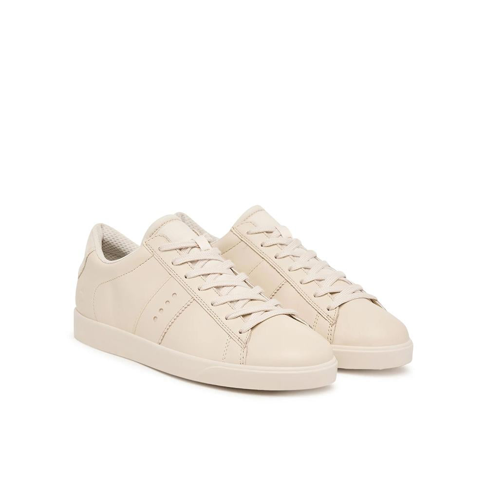 ecco Street Lite Women’s Low-Top Leather Sneakers White