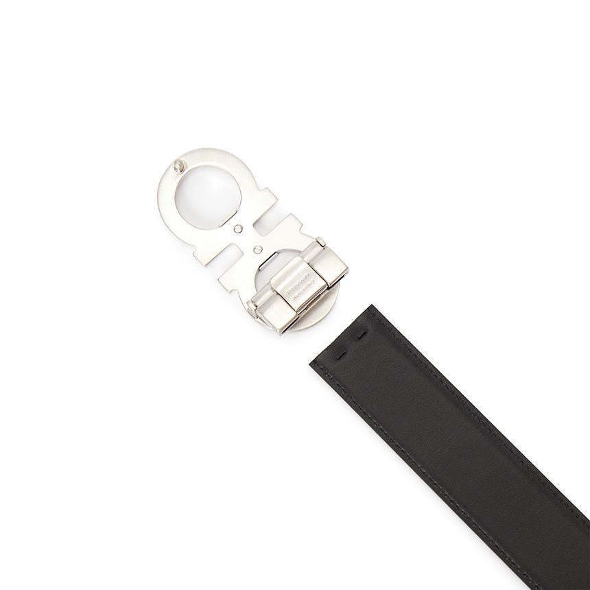 Ferragamo Gancini Reversible Men’s Belt Pre-Cut 679710 0780171