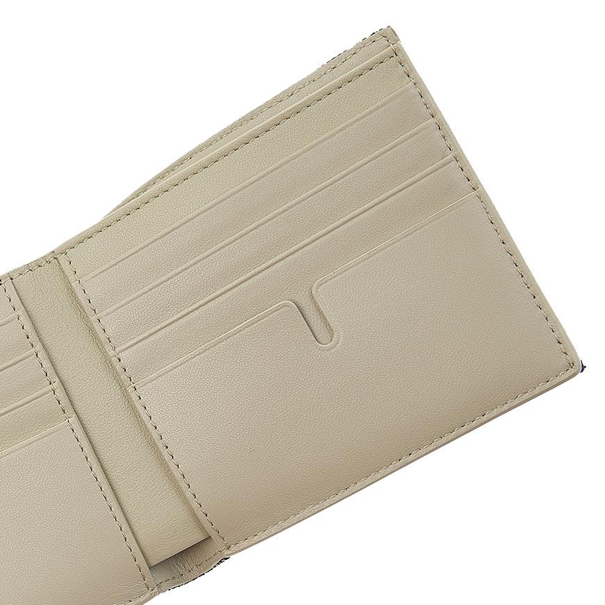 BURBERRY Men's Check Bifold Wallet
