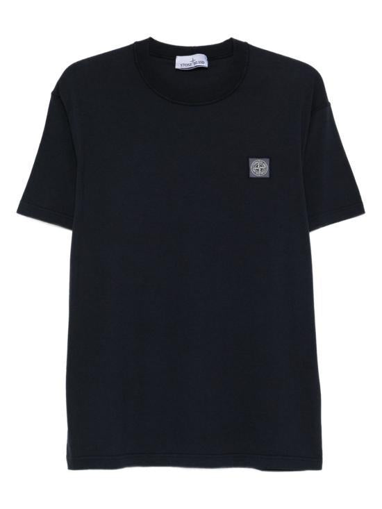 STONE ISLAND Short Sleeve T-Shirt for Me L1S15 2100026 S0057 V0020 NAVY BLUE DOM