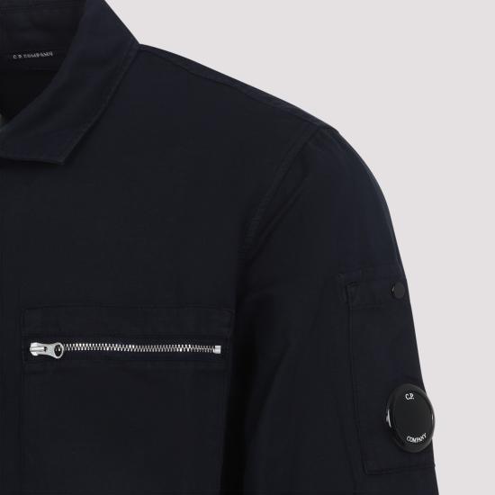 CP Company Lightweight Bomber Jacket fo 20CMOS226A 110626G 888 TOTAL ECLIPSE DOM