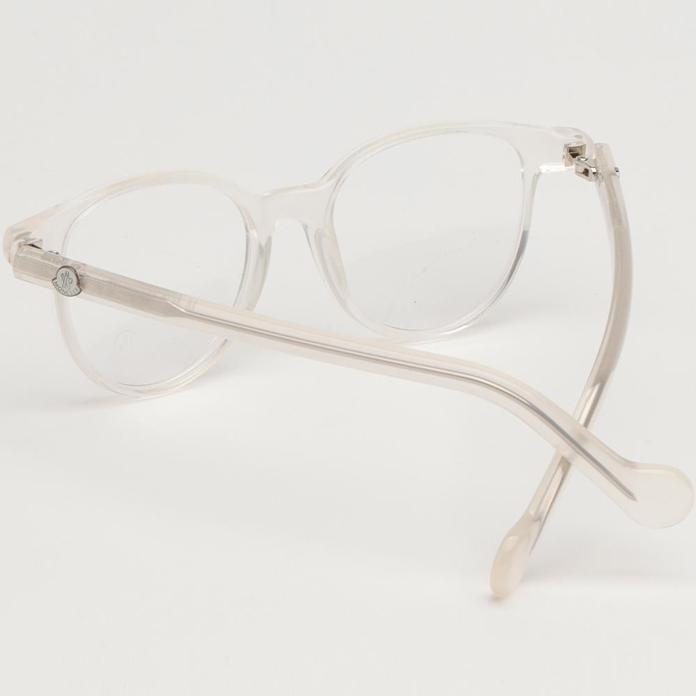 Moncler Translucent Acetate Round Eyeglass Frames Unisex ML5032 024