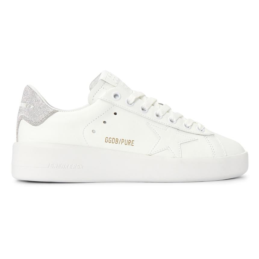 GOLDEN GOOSE Purestar Leather Low-Top Sneakers Women White