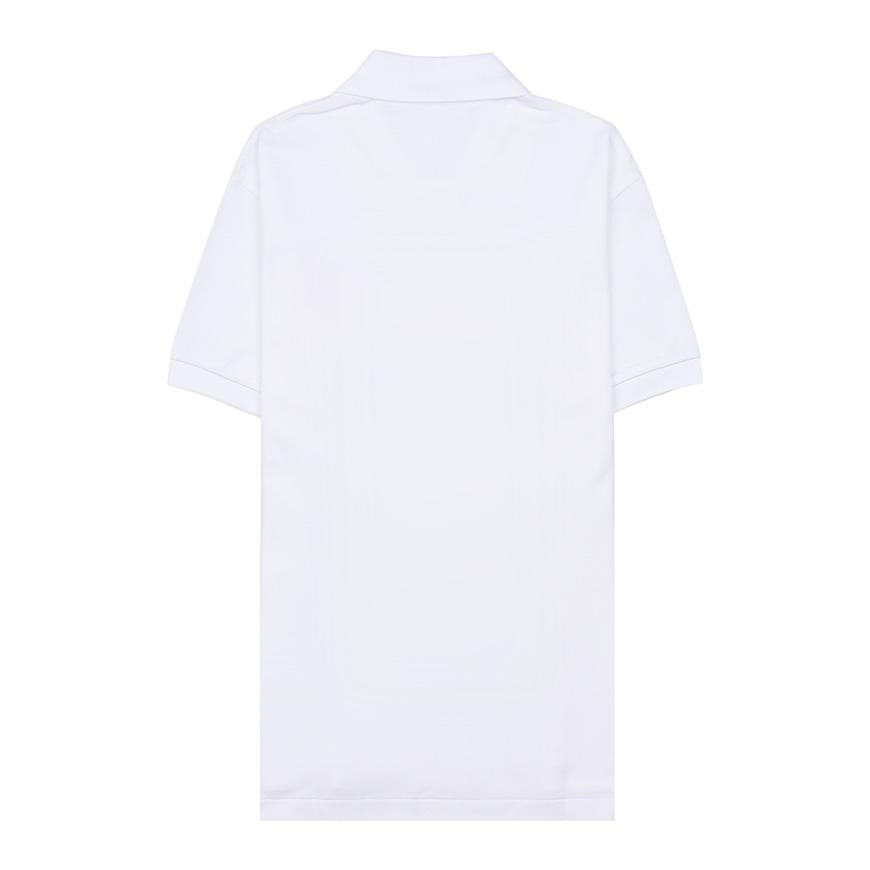 Comme des Garcons Unisex Double Heart Patch Polo Shirt AZ T290 051 WHITE