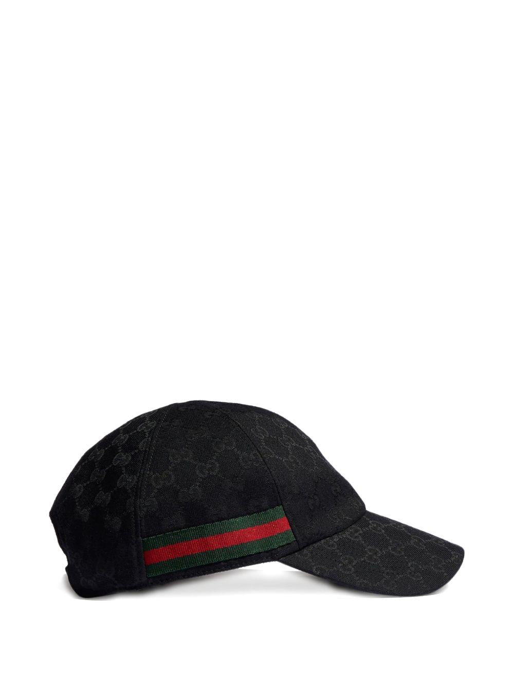 GUCCI Black Cotton Baseball Cap