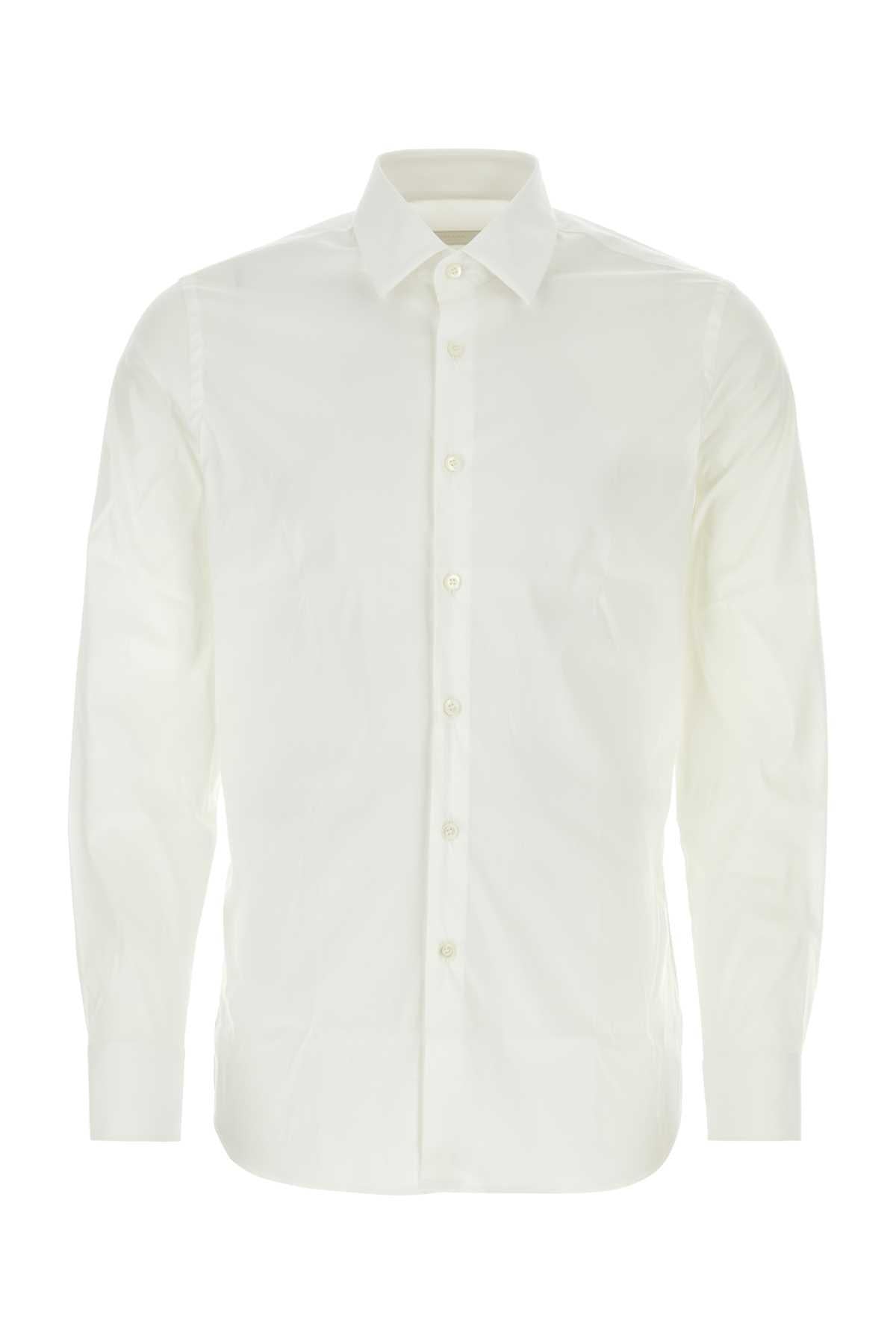 PRADA Black Cotton Long Sleeve Dress Shirt