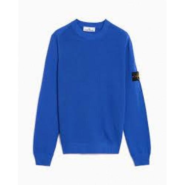 STONE ISLAND Cotton Crewneck Sweater Men’s Navy 5100029 S00B5 V0022