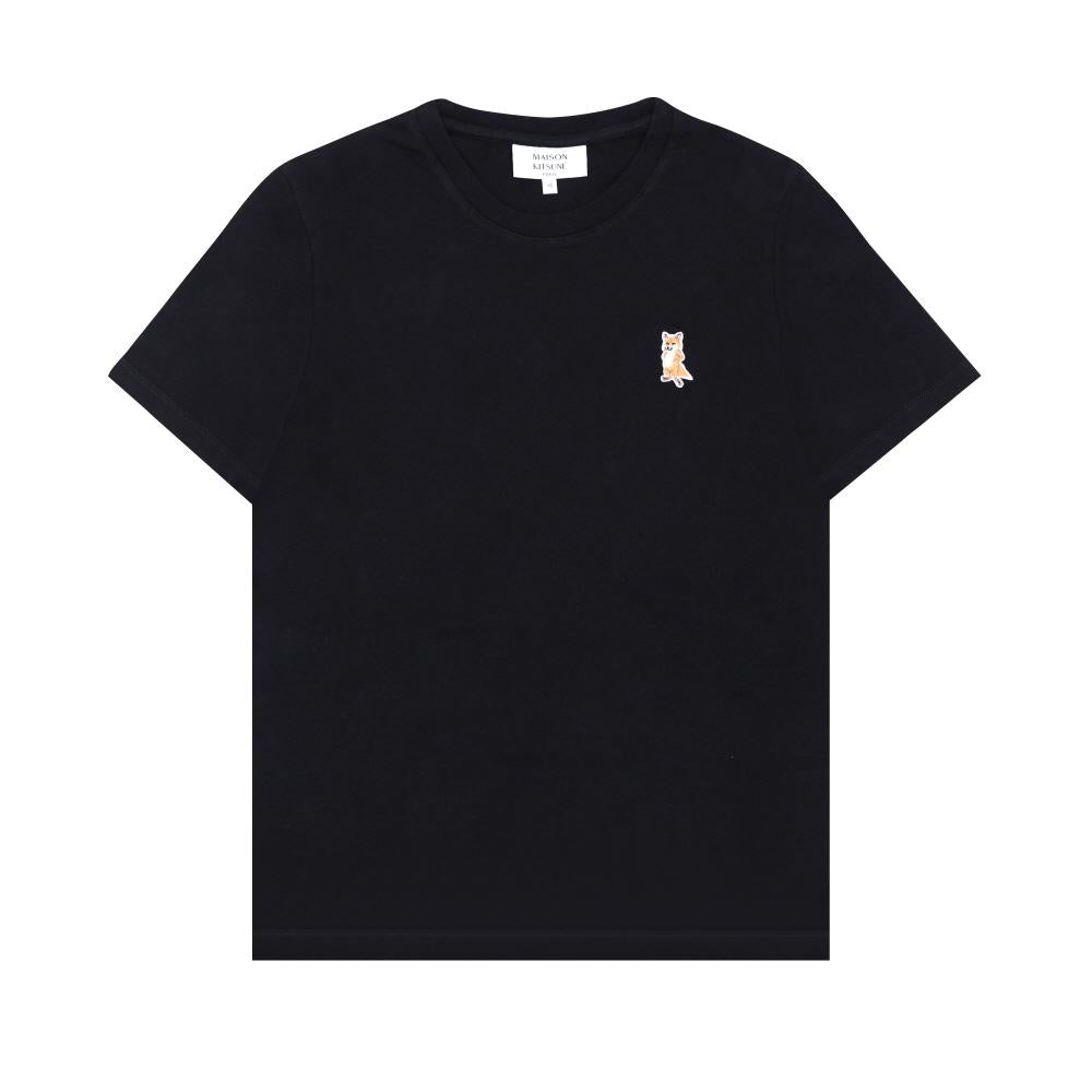 Maison Kitsune Lady Fox Patch Short Sleeve T-Shirt White Women