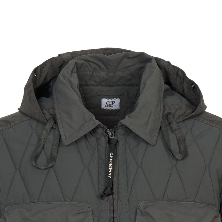 CP Company Men’s Quilted Jacket Gray