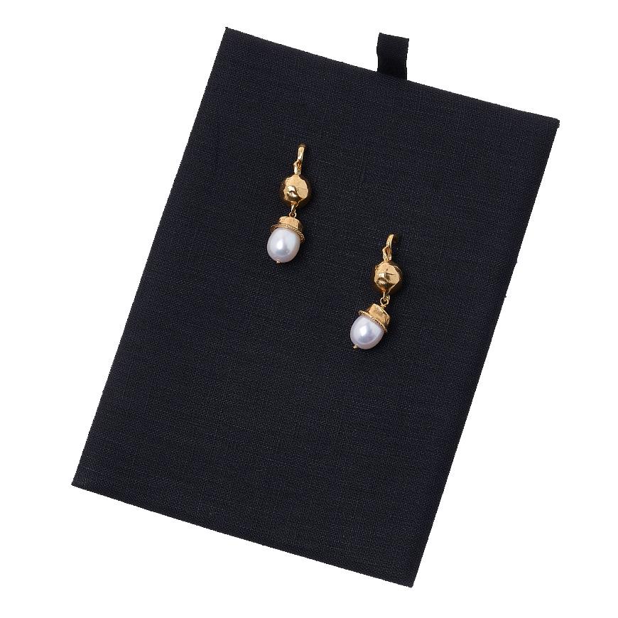 ALIGHIERI Return to Innocence Pearl Earrings FJ5519 ABRZ 24GOLD