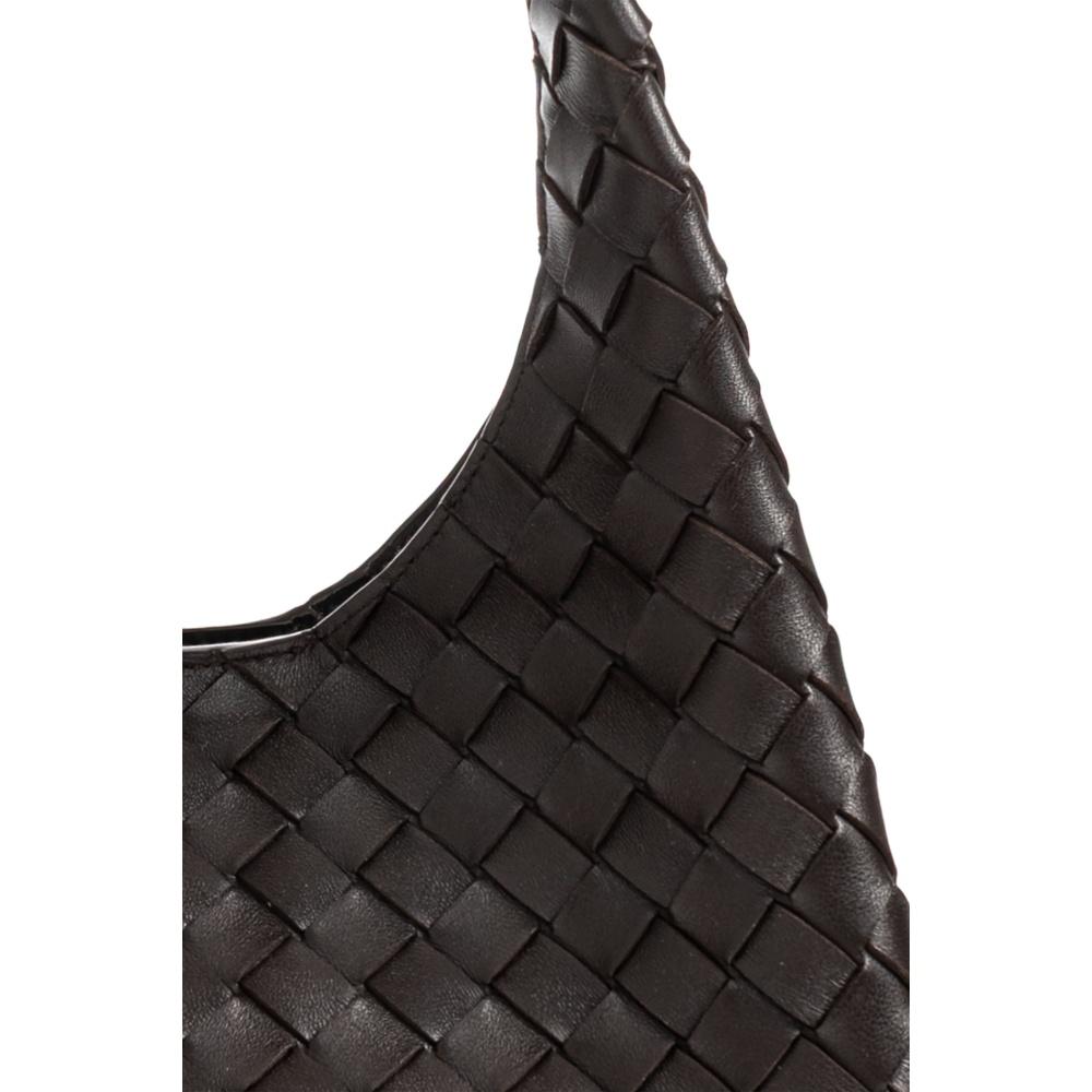 Bottega Veneta Campana Small Intrecciato Woven Leather Tote Bag