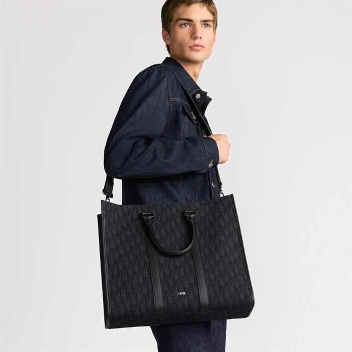 DIOR East-West Tote Bag Crossbody Men's Bag